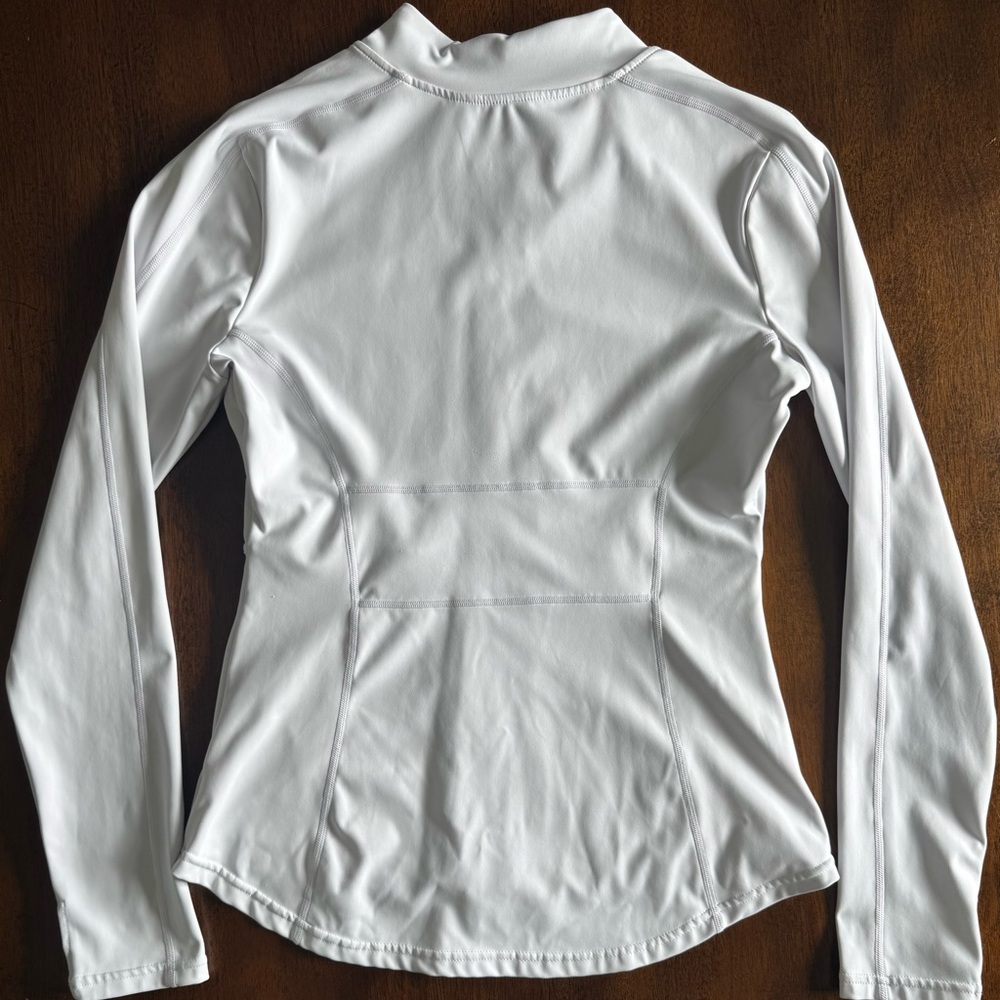 White Performance Zip-Up Jacket - Picture 5 of 8